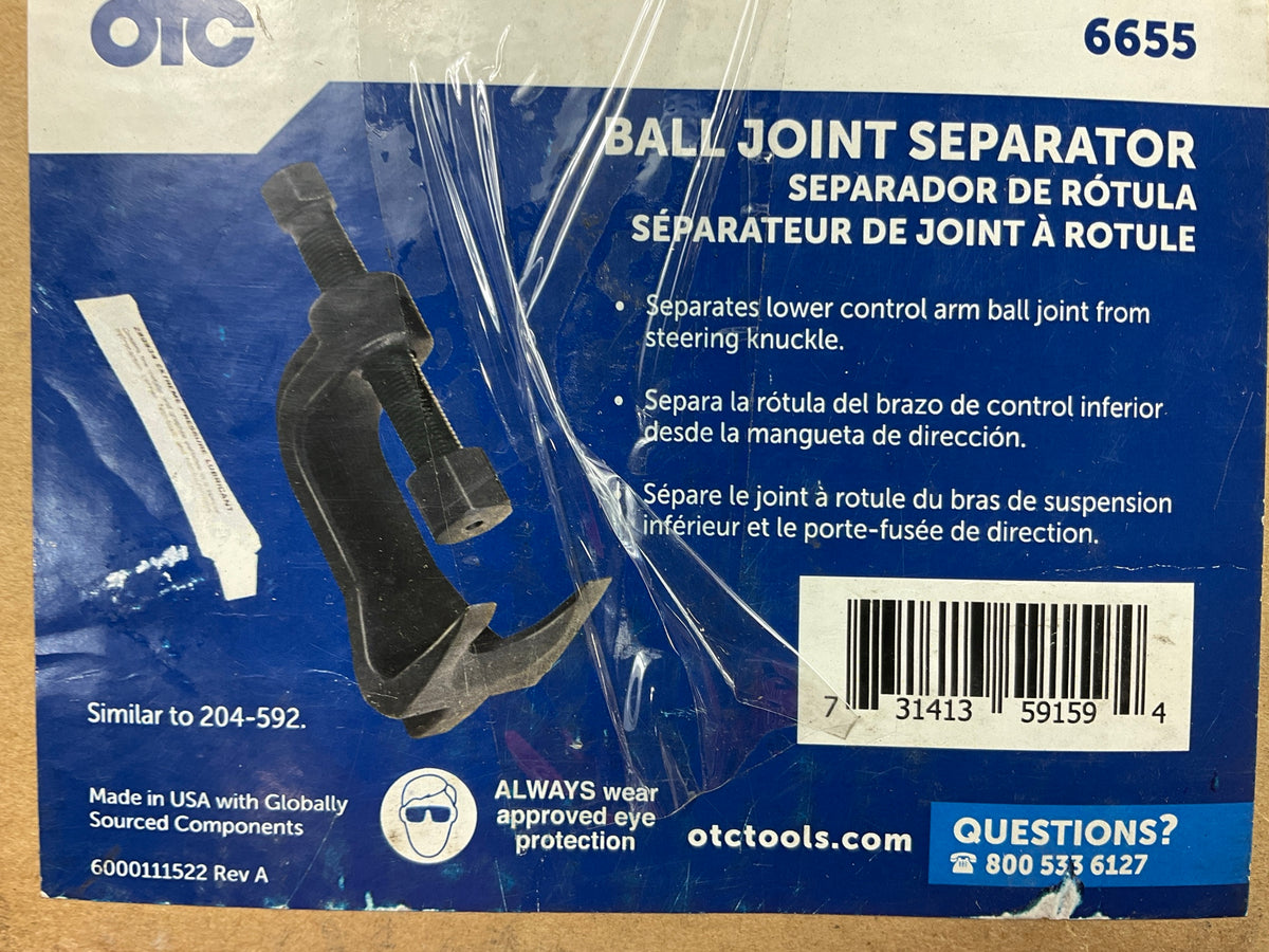 OTC 6655 Vehicle Ball Joint Separator Tool Press, 2007-2013 Ford Lincoln Mercury