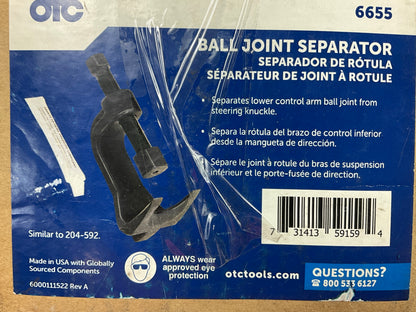 OTC 6655 Vehicle Ball Joint Separator Tool Press, 2007-2013 Ford Lincoln Mercury