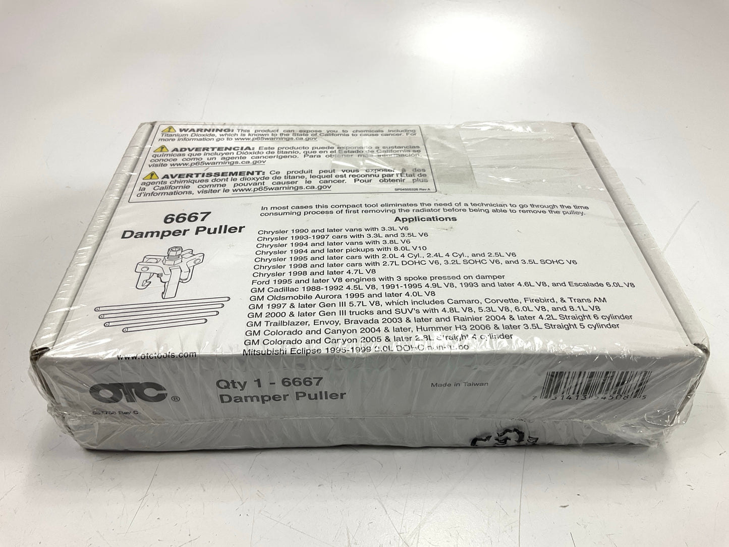 OTC 6667 Harmonic Damper Puller
