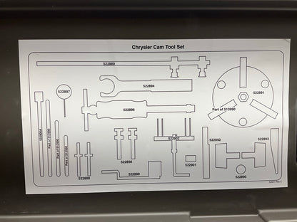 OTC 6689 Master Cam Tool Set For Chrysler