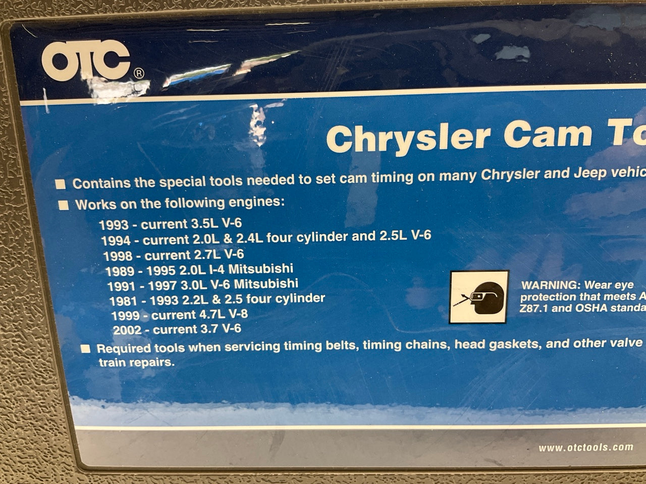 OTC 6689 Master Cam Tool Set For Chrysler
