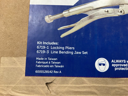 OTC 6719BP Brake Line Bending Pliers 10'' Adjustable, Magnetic Jaw
