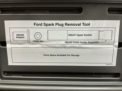 OPEN BOX - OTC 6918 Spark Plug Removal Tool Set Kit FORD Triton 3V 5.4L 4.6L