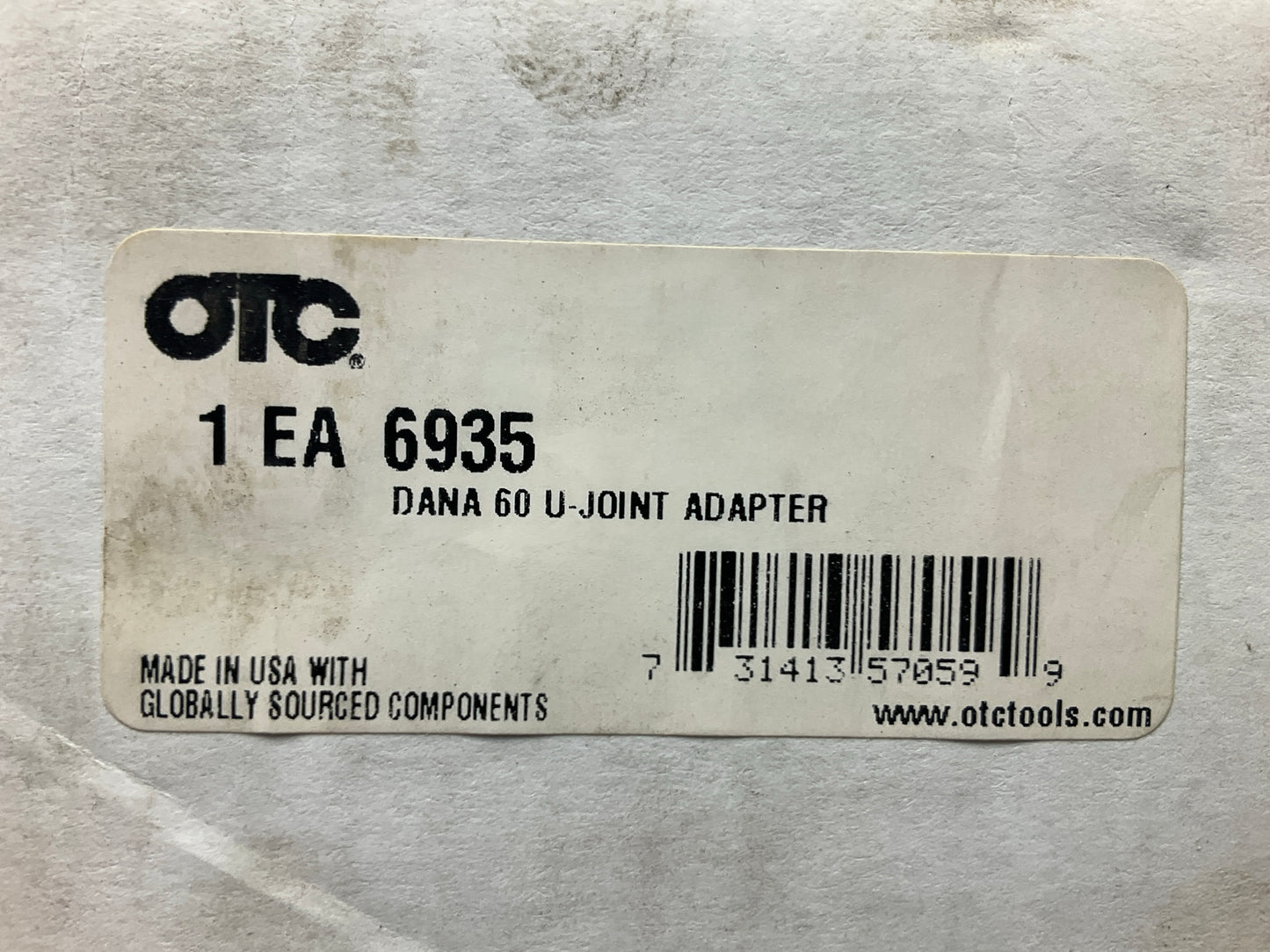 OTC 6935 Dana 60 4WD U-Joint Service Adapter For Use With The 7248 C-Frame