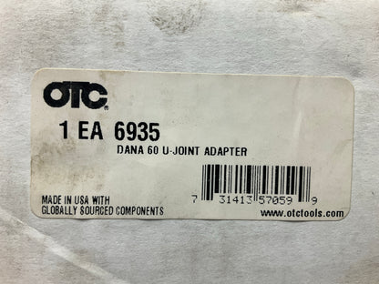 OTC 6935 Dana 60 4WD U-Joint Service Adapter For Use With The 7248 C-Frame
