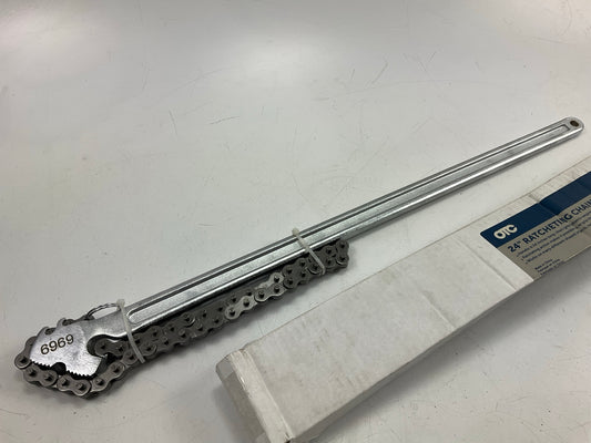 OTC 6969  24-inch Ratcheting Chain Wrench 3'' To 6-1/2'' O.D.