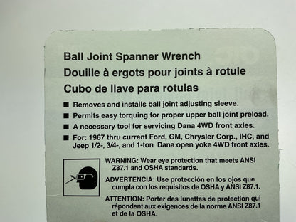 OTC Tools 7080 1'' Drive Ball Joint Spanner Wrench