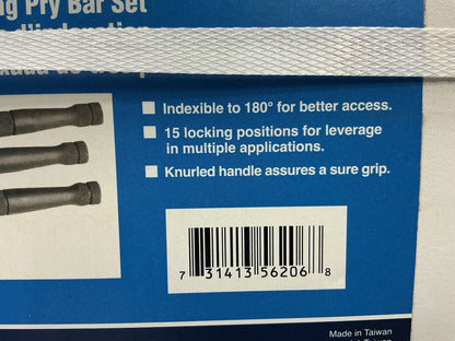 OTC Tools 7175 3 Piece Indexing Pry Bar Set