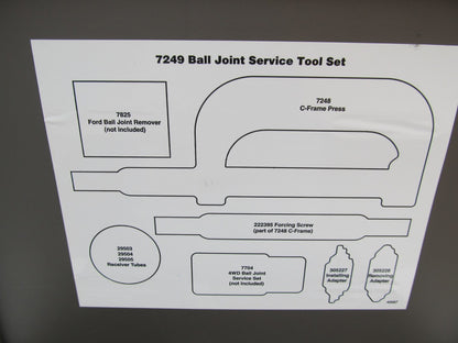 OTC Tools 7249 Ball Joint Service Tool Set Kit