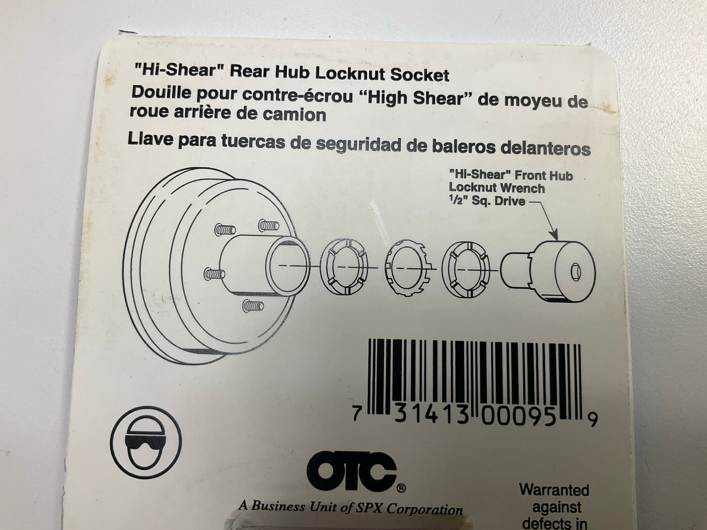 OTC 7269 Ford Dana 80 Rear Axle Socket, 1/2'' Drive Hub Locknut Socket Wrench
