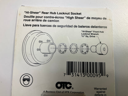 OTC 7269 Ford Dana 80 Rear Axle Socket, 1/2'' Drive Hub Locknut Socket Wrench
