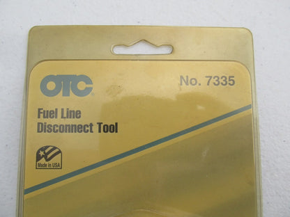 OTC 7335 Yellow 3/8'' Ford Fuel Line Disconnect Tool W/ Spring Lock Coupling