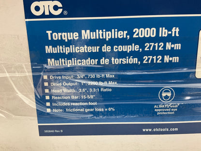 OTC 7368 Torque Multiplier Wrench - 2000 Lb-ft
