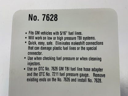 OTC 7628 GM TBI Fuel Line Fitting Adapter Set (5/16'')