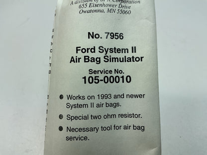 OTC 7956 Ford Bag Simulator - Special 2-ohm Resistor 1993 & Newer Ford System