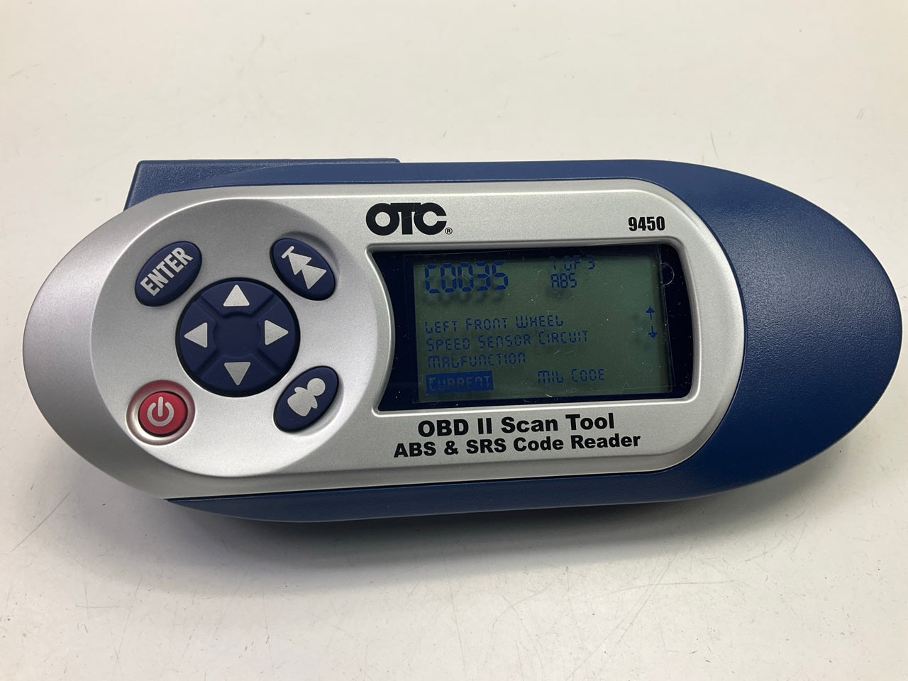 OTC 9450 Blue Backlit Display OBD-II Scan Tool ABS/SRS Code Scanner Reader