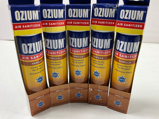 Ozium Air Cleaner 3.5 Oz Spray, Vanilla Scent (5-PACK)