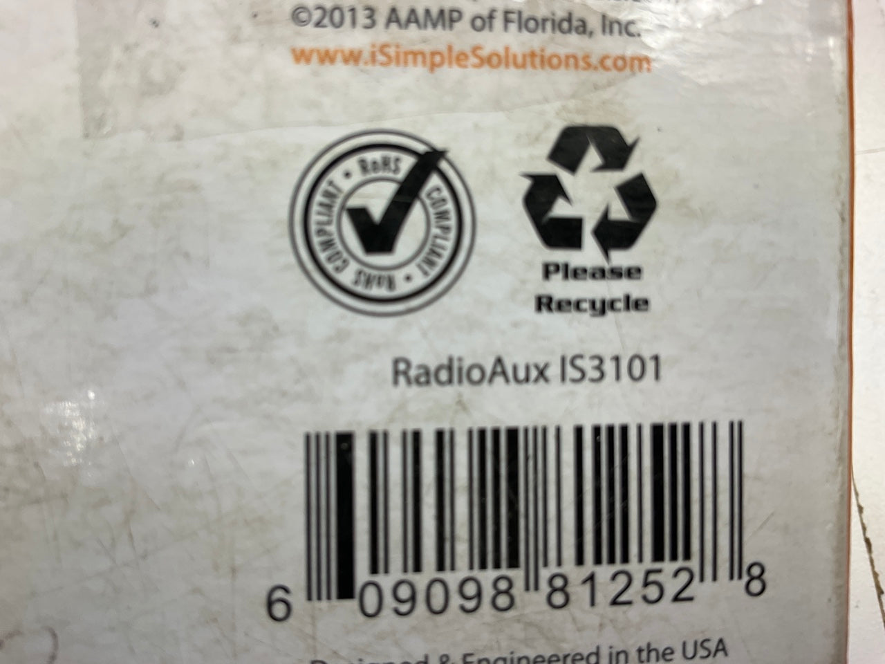 PAC IS3101 Isimple Add On 3.5 Aux Input FM Modulated With Antenna Adaptors