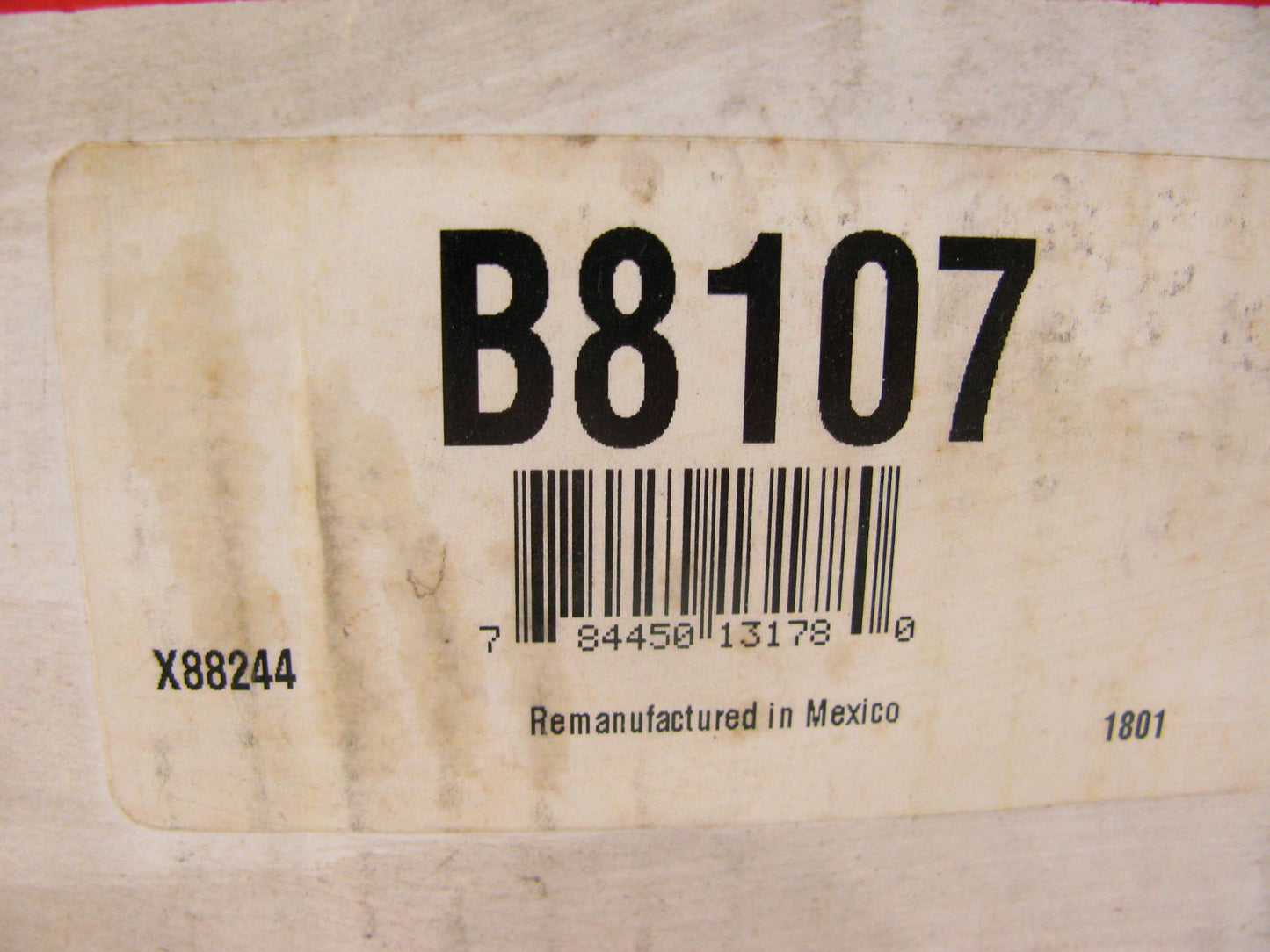 REMAN - Pace B8107 Alternator W/ Pulley For 1991-1994 Saturn 1.9L - 85 AMP