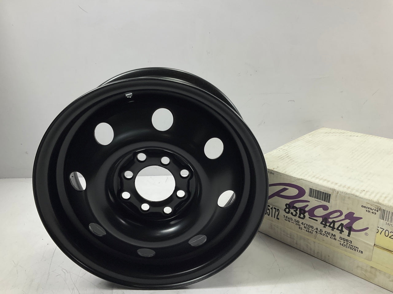 Pacer Black Modular 83B 14x5.5'' Steel Wheel 4x100mm / 4x4.5'', 72mm Center Bore