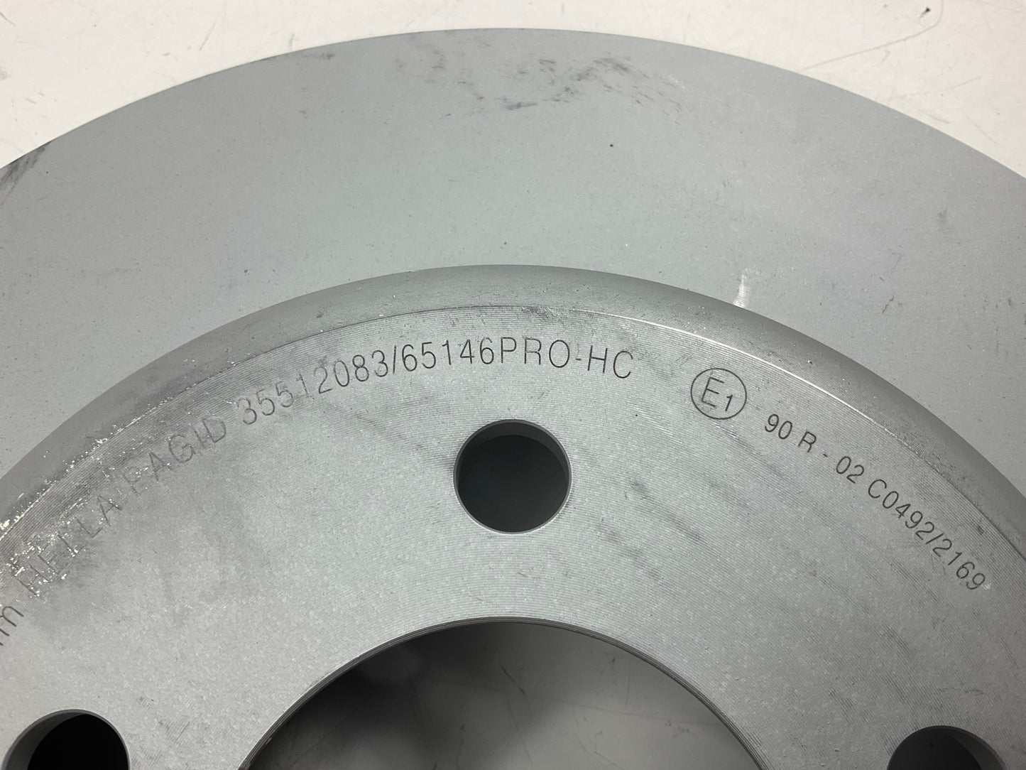 (2) Hella Pagid 355120831 Front Brake Rotors