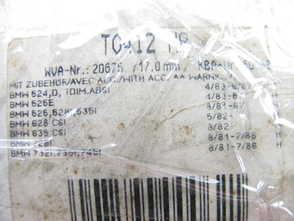 Pagid T0412 Rear Disc Brake Pads - Semi-Metallic