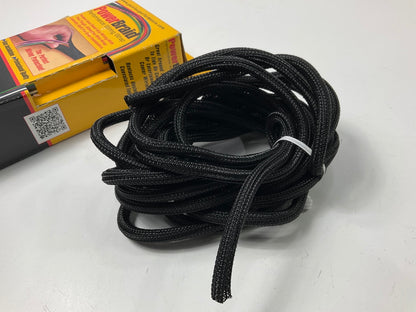 Painless 70901 20 Feet, 1/4'' Split Braided Wire Loom Sleeve Protective Sleeving