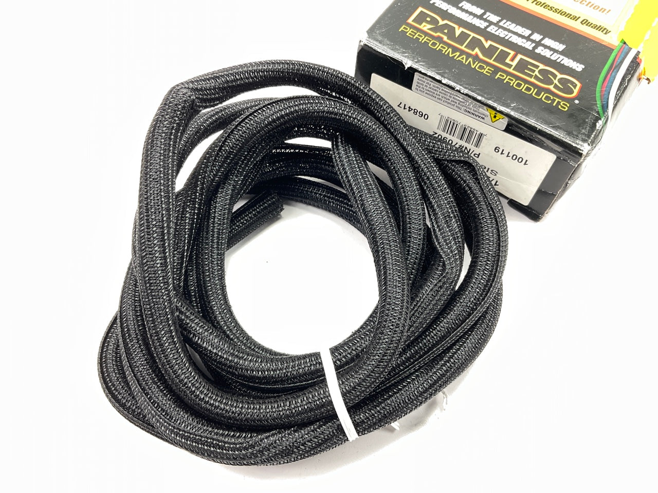 Painless Wiring 70902 PowerBraid Split Sleeving, Black Nylon, 1/2'', 10 Feet