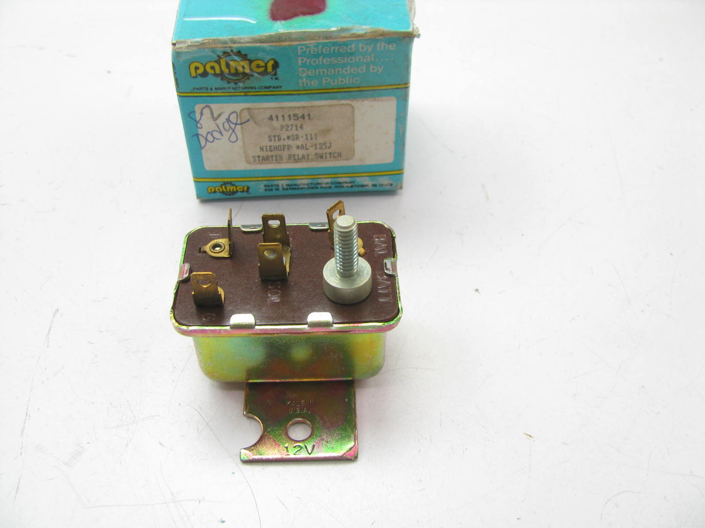 Palmer 4111541 Starter Relay