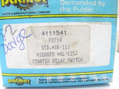 Palmer 4111541 Starter Relay