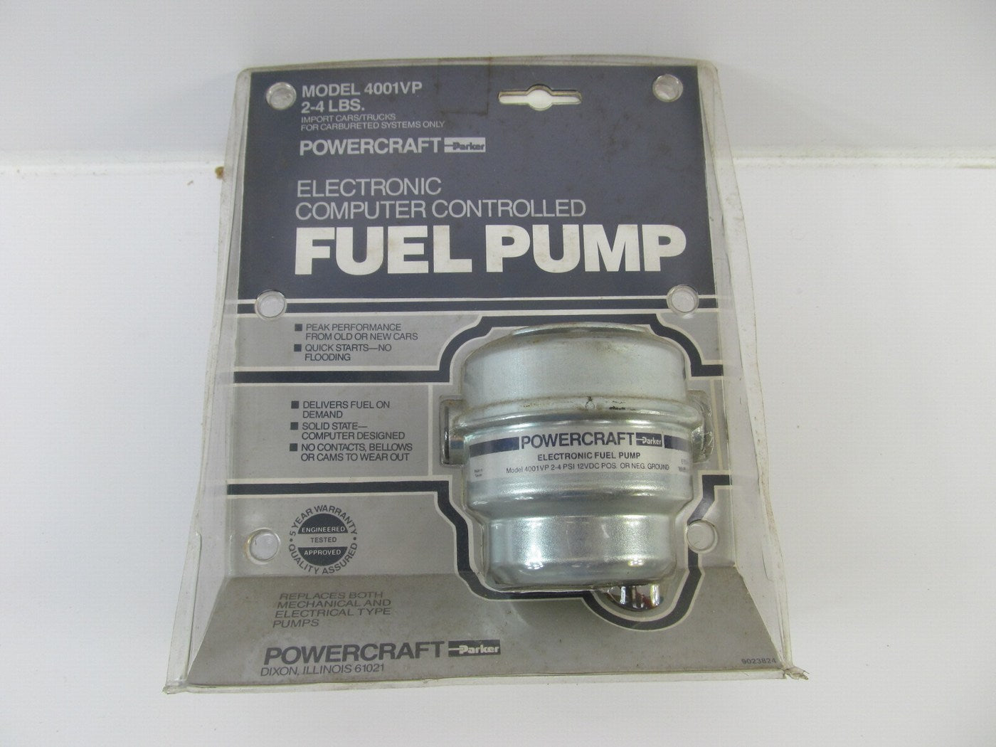 Parker 4001VP  2-4 PSI Low Pressure Electronic Fuel Pump