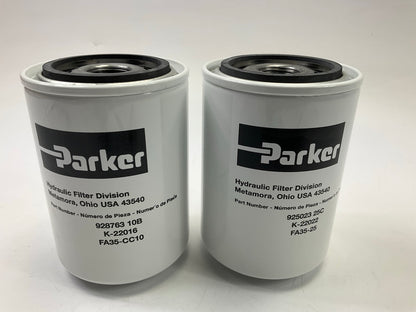 (2) Parker 925023 Automatic Transmission Filters Replaces P48068 2483998 85552