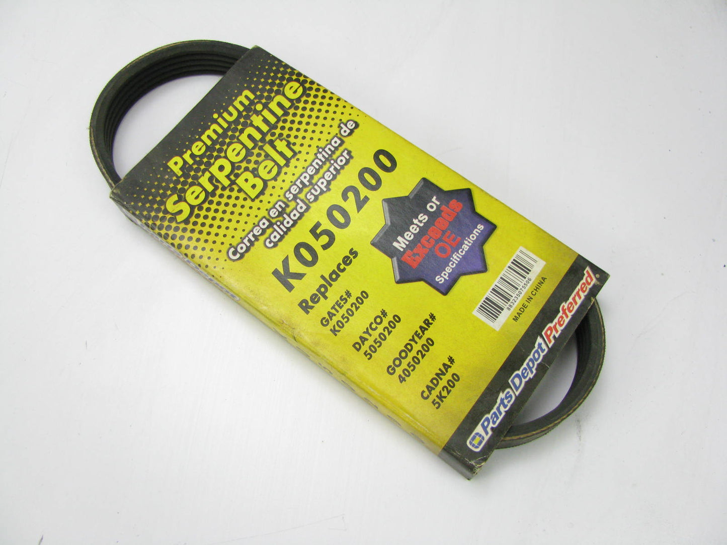 Parts Depot K050200 Serpentine Belt - 0.69'' X 20.5'' - 5 Ribs