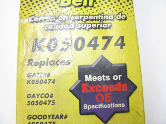 Parts Depot K050474 Serpentine Belt - 0.69'' X 48.00'' - 5 Ribs