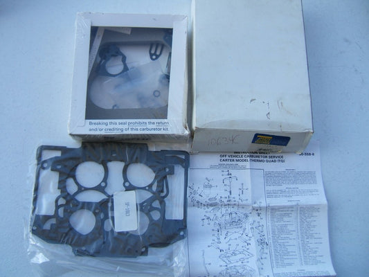 Parts Master 10634C Carburetor Rebuild Kit Carter Thermo-Quad TQ