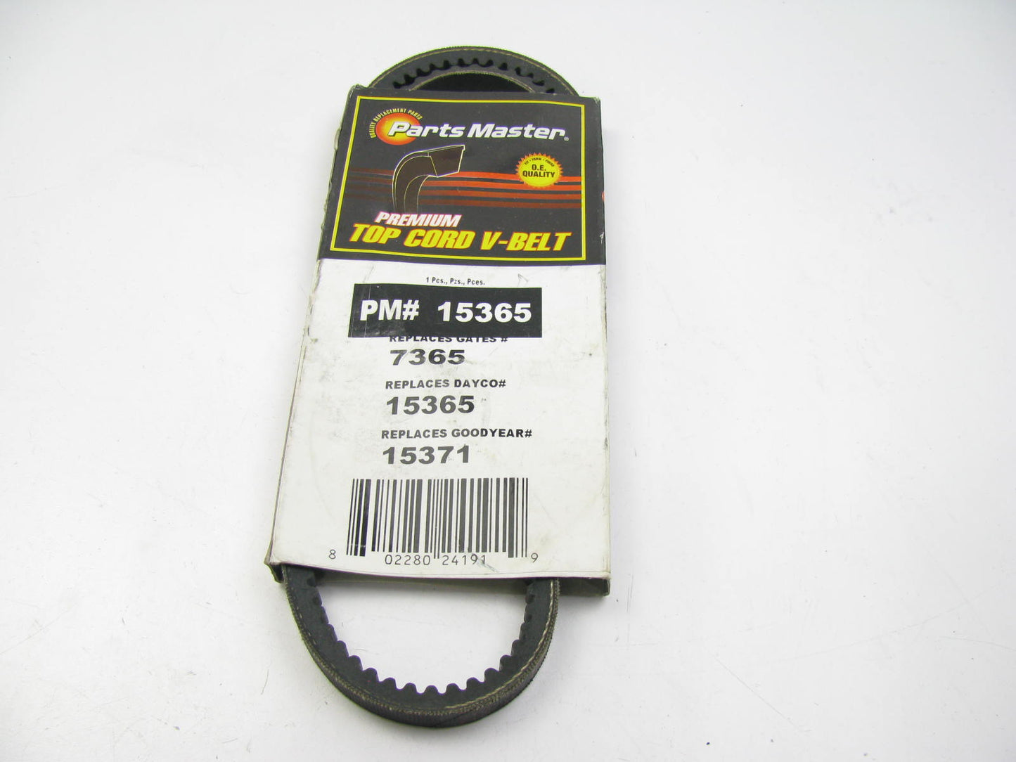 Parts Master 15365 Accessory Drive Belt - 0.44'' X 36.50'' - 36 Degree