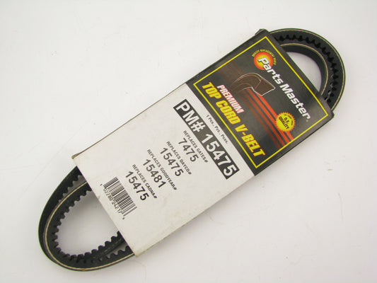 Parts Master 15475 Accessory Drive Belt - 0.44'' X 47.50'' - 36 Degree