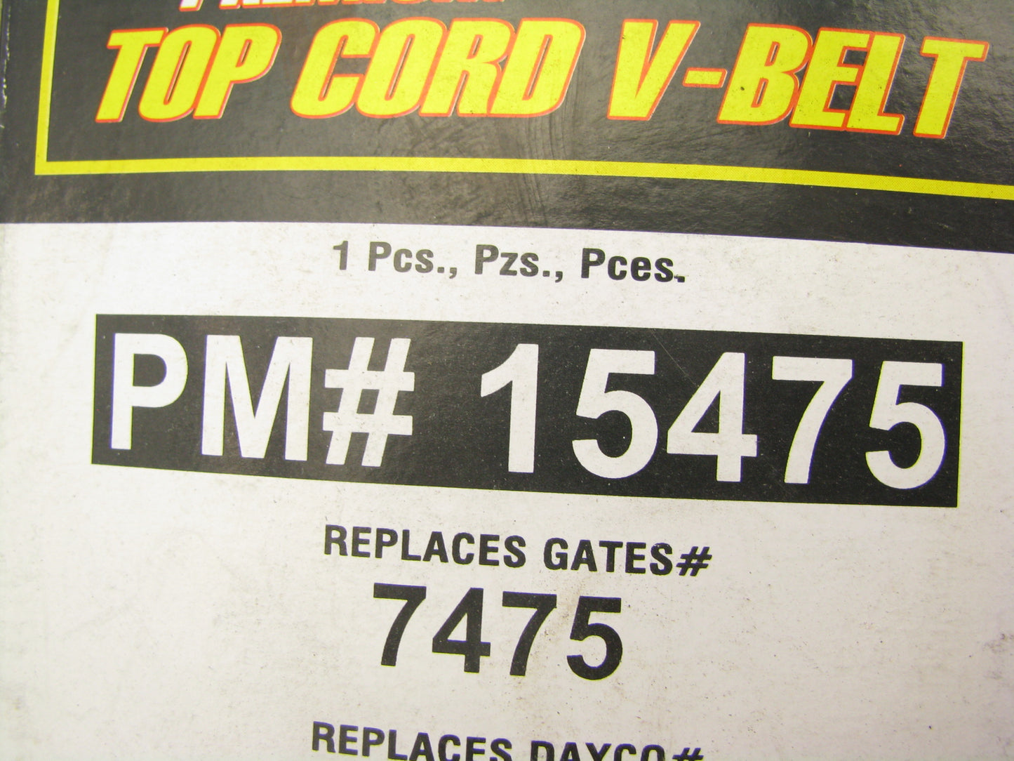 Parts Master 15475 Accessory Drive Belt - 0.44'' X 47.50'' - 36 Degree