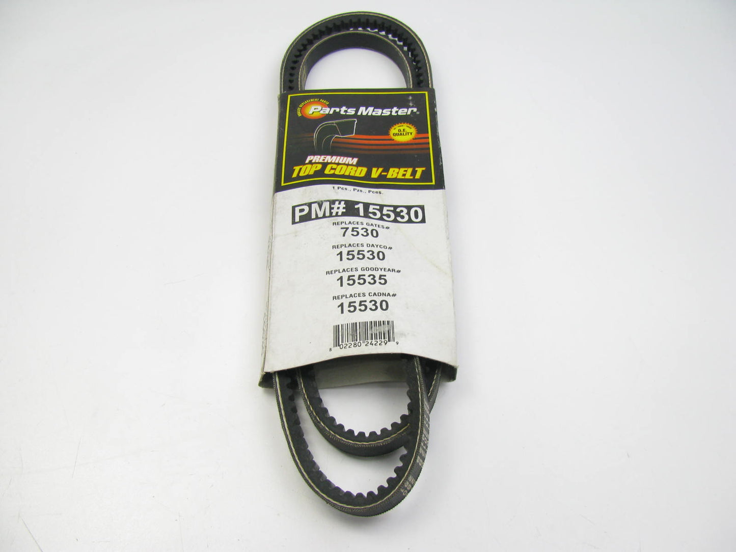 Parts Master 15530 Accessory Drive Belt - 0.44'' X 53.00'' - 36 Degree