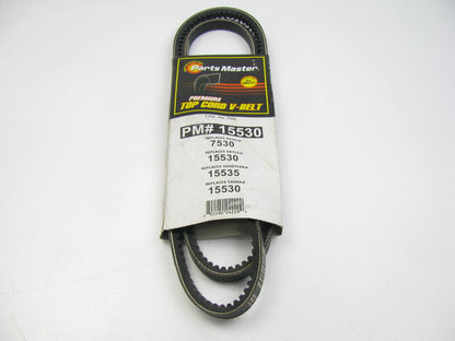 Parts Master 15530 Accessory Drive Belt - 0.44'' X 53.00'' - 36 Degree