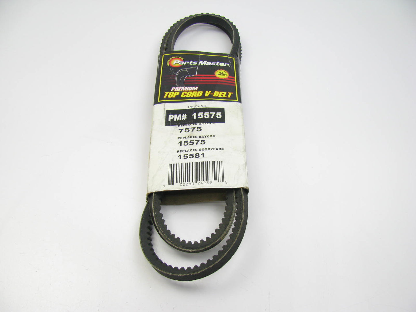 Parts Master 15575 Accessory Drive Belt - 0.44'' X 57.50'' - 36 Degree