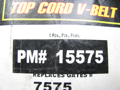 Parts Master 15575 Accessory Drive Belt - 0.44'' X 57.50'' - 36 Degree