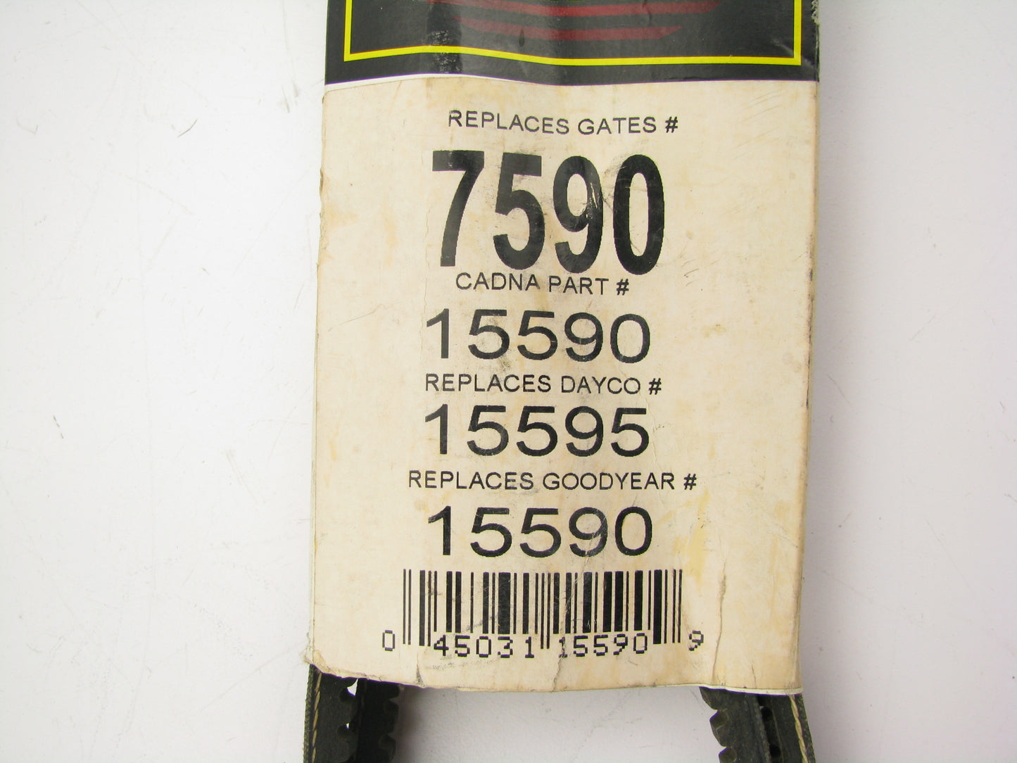 Parts Master 15595 Accessory Drive Belt - 0.44'' X 59.50'' - 36 Degree