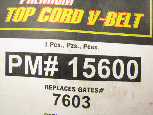 Parts Master 15600 Accessory Drive Belt - 0.44'' X 60.00'' - 36 Degree
