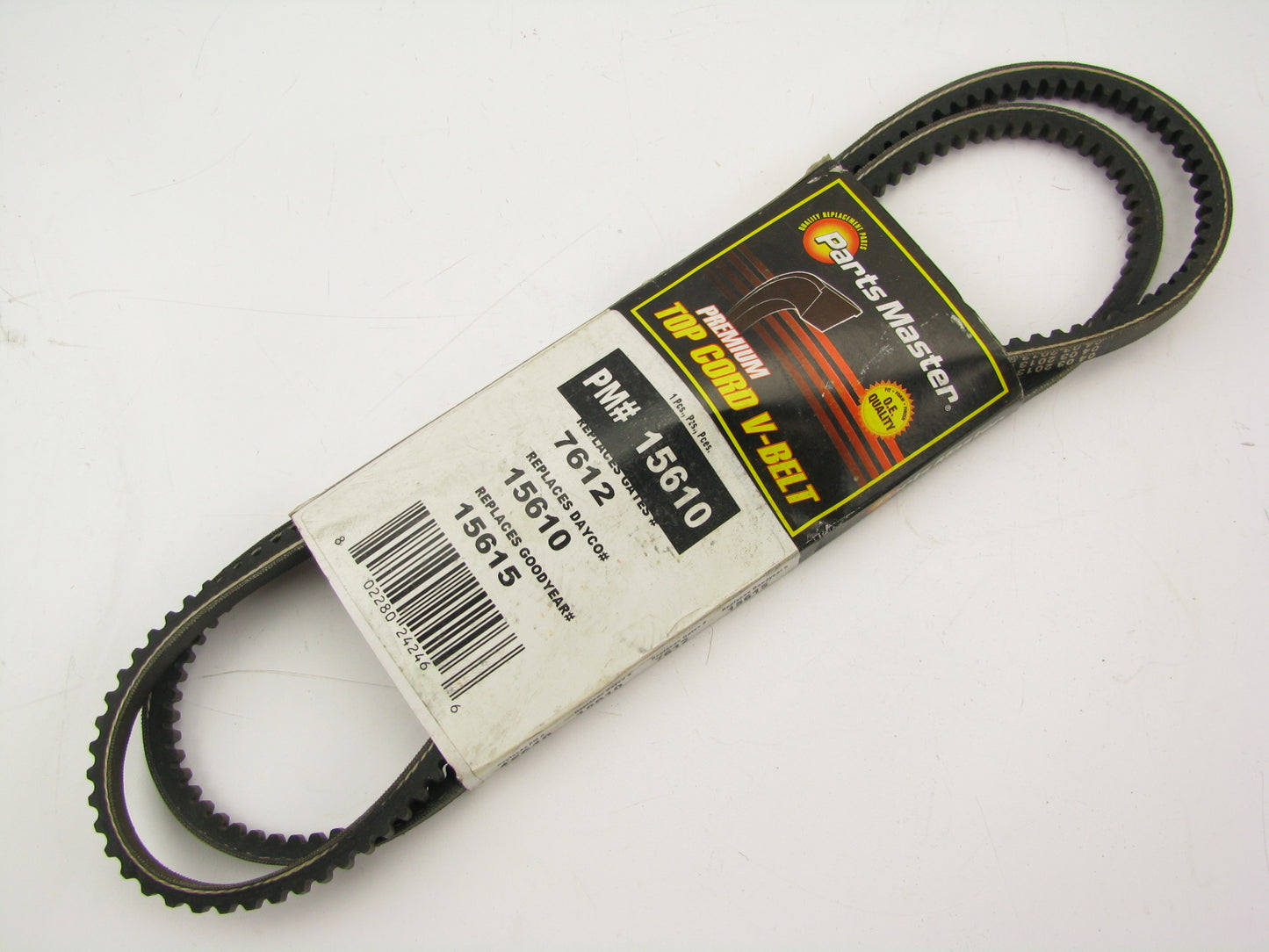 Parts Master 15610 Accessory Drive Belt - 0.44'' X 61.00'' - 36 Degree