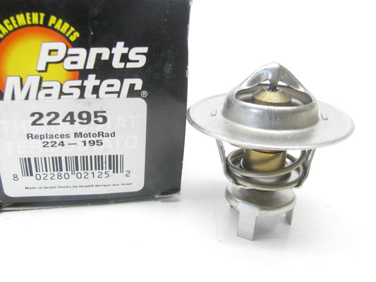Parts Master 22495 Engine Coolant Thermostat - 195 Degree