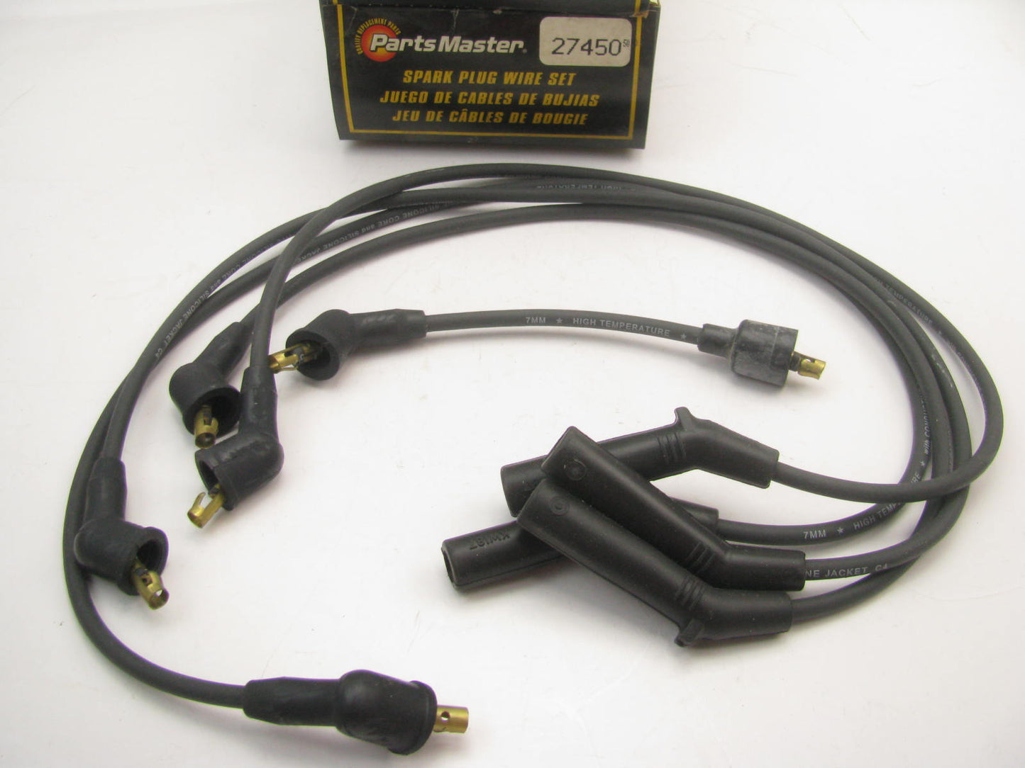 Parts Master 27450 Ignition Spark Plug Wire Set 80-94 Mitsubishi 1.4L 1.5L 2.4L