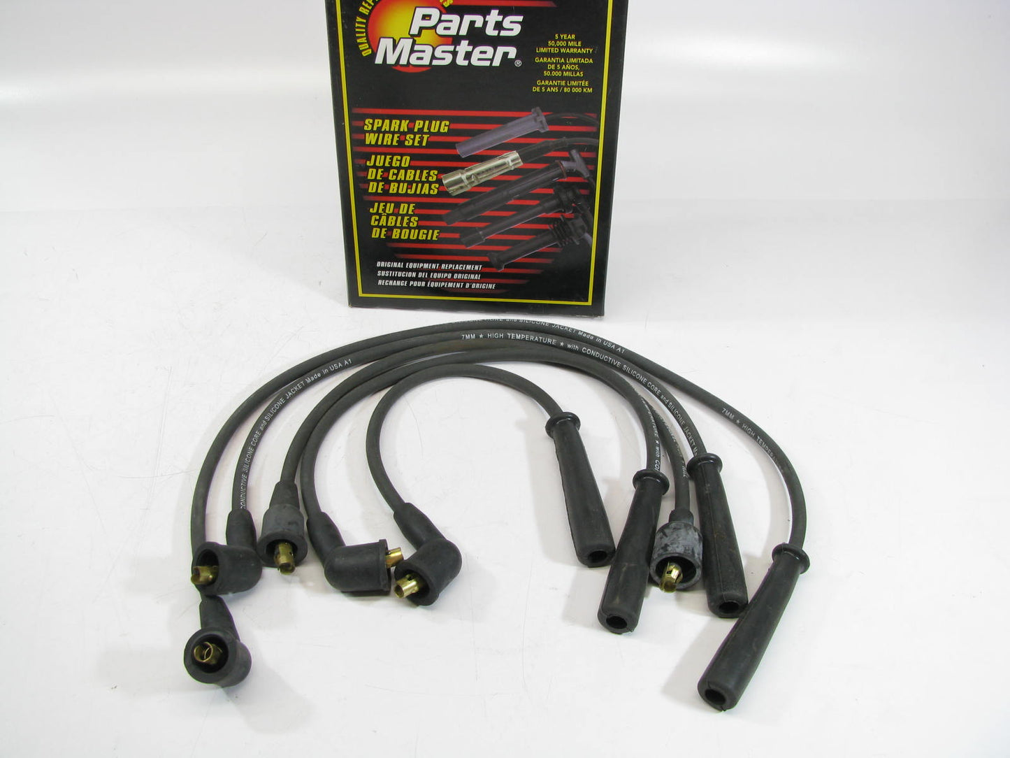Parts Master 27451 Ignition Spark Plug Wire Set for 1986-1993 Mazda 2.0L 2.2L