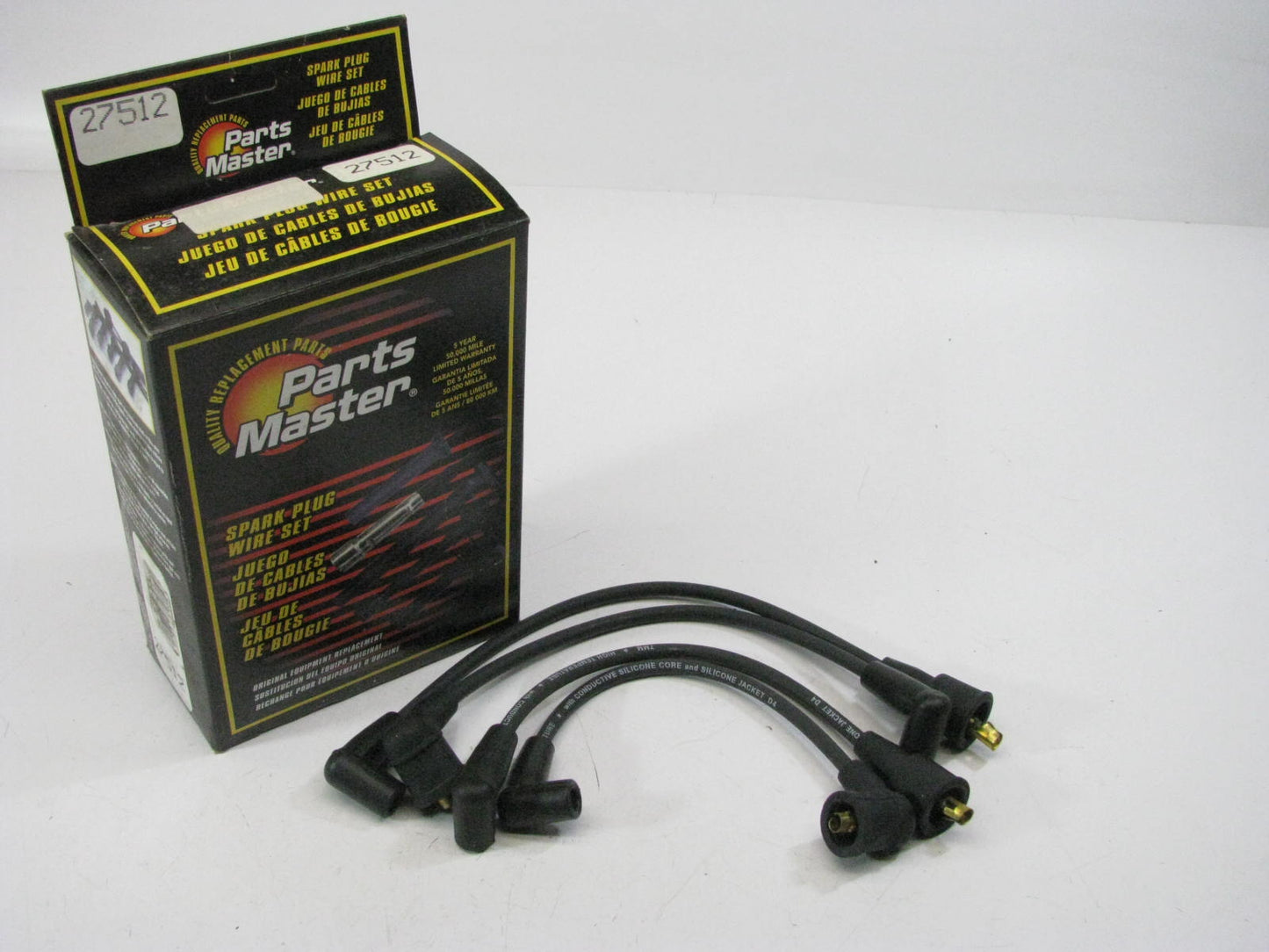 Parts Master 27512 Ignition Spark Plug Wire Set 1993-1995 Mazda RX-7 1.3L-R2