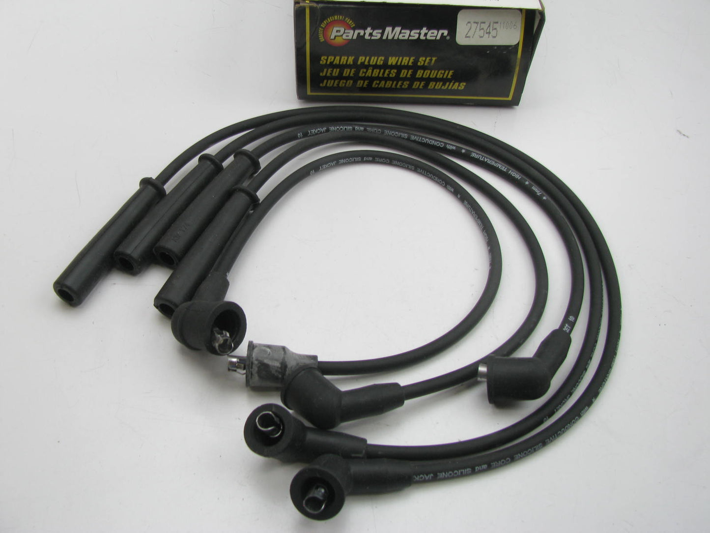 Parts Master 27545 Ignition Spark Plug Wire Set For 1990-97 Mazda 1.6L 1.8L